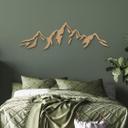 Decoración en madera puzzle montaña - MDF naturaleza