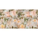 Vintage blomstertapet med pæoner - romantisk non-woven tapet