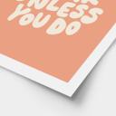 Slogan Plakat Drømme fungerer ikke, medmindre du gør det - Wilson