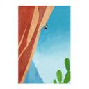 Póster de tela Escalada al Gran Cañón - Rivers