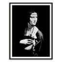 Póster Da Vinci - La dama del armiño