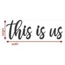 MDF - Decoración en madera This is us