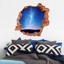 3D Wallsticker Moon Trance