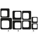 Wallsticker - Tofarvet wallsticker med retro kuber 