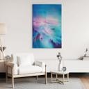 Lienzo Aurora Boreal en Turquesa y Violeta | Arte Abstracto - Schmucker