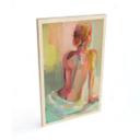 Cuadro de madera espalda abstracta de mujer - Westenhofer
