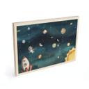 Cuadro de madera aventura espacial con astronautas - Oliver Robins