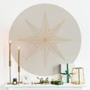 Vinilo decorativo Estrella geométrica dorada - Magnusson - Redondo