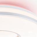 Deckenleuchte Tessa, metallic, 10,3 x 39 cm, Deckenlampe, dimmbar