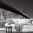 Fotobehang Papierbehang Brooklyn Bridge - 366x254 cm