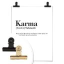 Plakat - Grammatik - karma