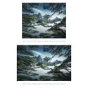 Fototapet fyrreskov i Huang Shan-bjergene - NingYun Ye