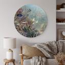 Tableau sur alu-Dibond rond Sir Edward - habitant du corail
