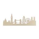 Chapa de madera de álamo artístico - Skyline London
