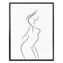 Póster Lineart - De perfil