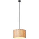 Pendelleuchte Valentin, braun, 120 x 35 cm, Seegras Pendellampe