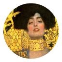 Sticker mural Klimt - Judith avec la tête d'Holopherne