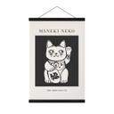 Póster de tela Maneki Neko - El gato de la suerte - KsanaKalpa