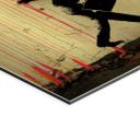 Geborsteld Alu-Dibond met goud-, zilver- & kopereffect - Coloured Rain - Banksy