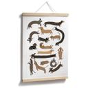 Plakat Legende gravhunde - Illustration af hund - Melin