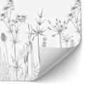 Salpicadero de cocina autoadhesivo ilustración flores de campo