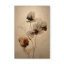 Cuadro de madera flores secas - elegancia de lo pasajero - Treechild