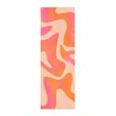 Póster de tela Ondas abstractas en naranja-rosa - Bloom - Panorama