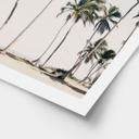 Plakat Tropiske palmer på stranden | Ø-flair om sommeren - Sisi & Seb