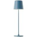 Tischleuchte Cosy, blau, 10 x 37 cm, Metall Tischleuchte Outdoor