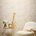 COSMOPOLITAN jungletapet beige creme - botanisk Ikke-vævet tapet med blade