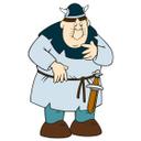 Muursticker Wickie de Viking - Faxe 2