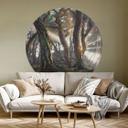 Hellig fyrreskov Wallsticker - Ryu - Rund