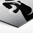 Hexagon Alu-Dibond Zilvereffect - Ireland - Only Skin