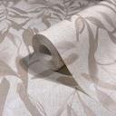 Ikke-vævet tapet i beige blade bladlook vintage blomstret natur 