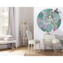 Selvklæbende non-woven tapet - Jasmin Elegant MInt - 125 x 125 cm