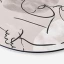 Tableau sur alu-Dibond rond 1X Studio - The Hug