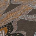 Papel pintado no tejido de diseño gráfico amarillo gris - papel pintado floral con hojas