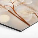 Billede Filigran blade beige - Aluminium dibond - Treechild – print på aluminium (Alu-Dibond)