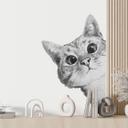 Sneaky Cat Wallsticker - Graves