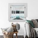 3D Wallsticker vindue firkantet - Idyll