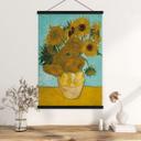 Póster de tela Girasoles - Van Gogh