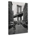 Cuadro lienzo Bolton - Elegante en Manhattan con el emblemático puente de Brooklyn