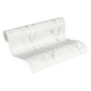Skovtapet hvid sølv - non-woven tapet natur A.S. Création