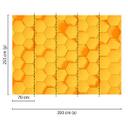 orange non-woven tapet Designwalls Honeycomb 