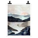 Póster SpaceFrog Designs - Lago de montaña