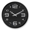 Moderne Schwarze Wanduhr - Rund Ø39 cm
