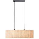 Pendelleuchte Valentin, braun, 120 x 78 cm, Seegras Pendellampe