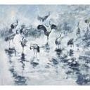 Guido Maria Kretschmer Papier peint photo Art Edition Grues