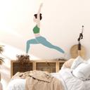 Muursticker Yoga Pose II