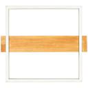 Deckenleuchte Layla, braun, 4,6 x 40 cm, Holz Lampe